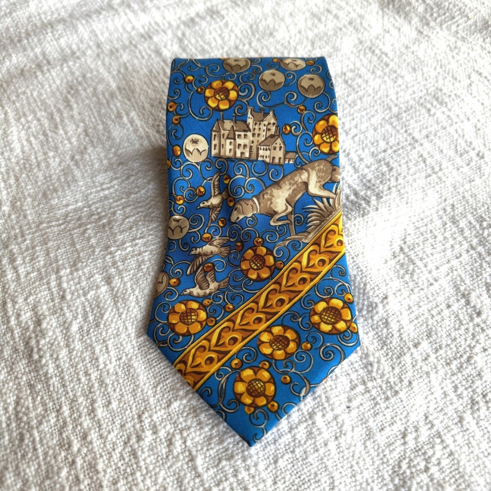 Vintage Italian Silk Tie Mantero‎ 1902 Whiskey Collection N 14 Made in Italy
